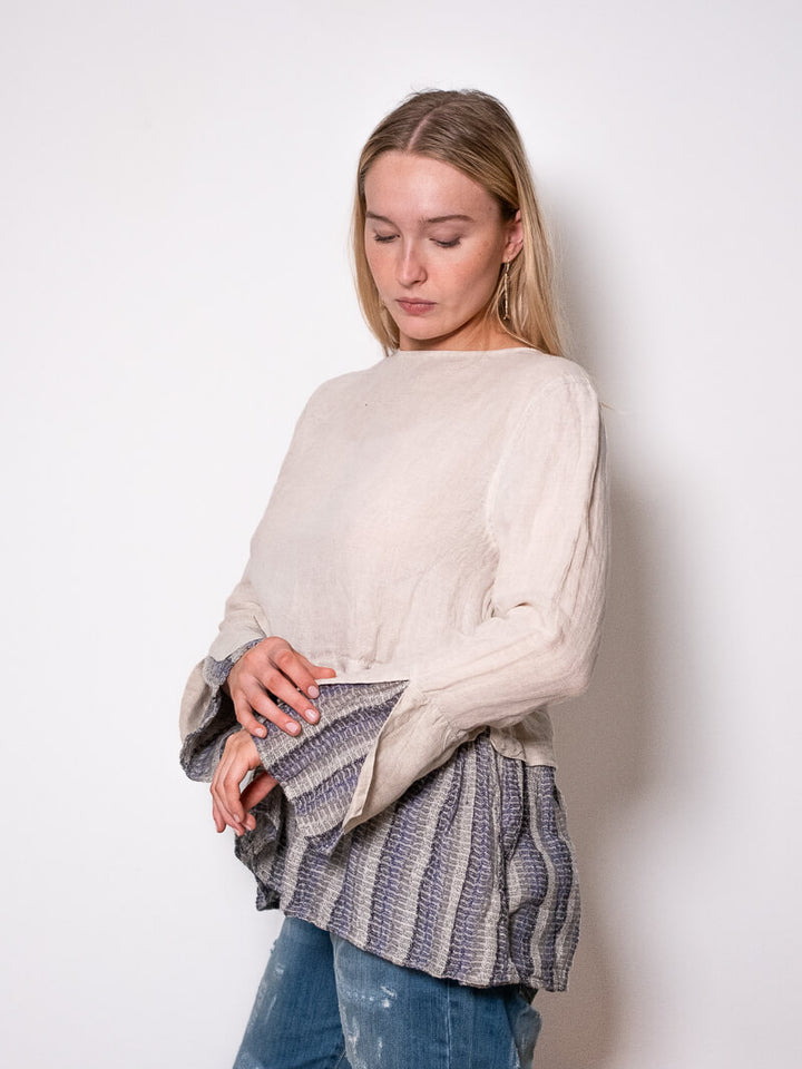 MACCHIETTA LINEN TOP - Battista