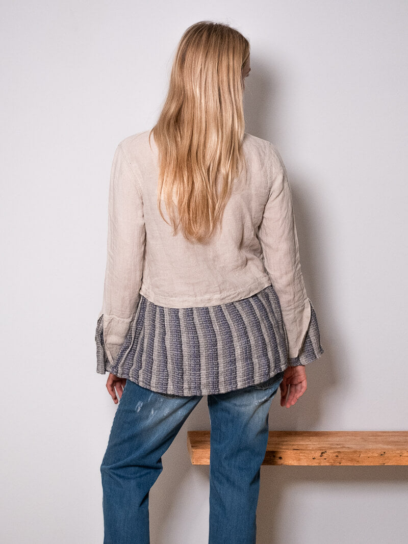 MACCHIETTA LINEN TOP - Battista