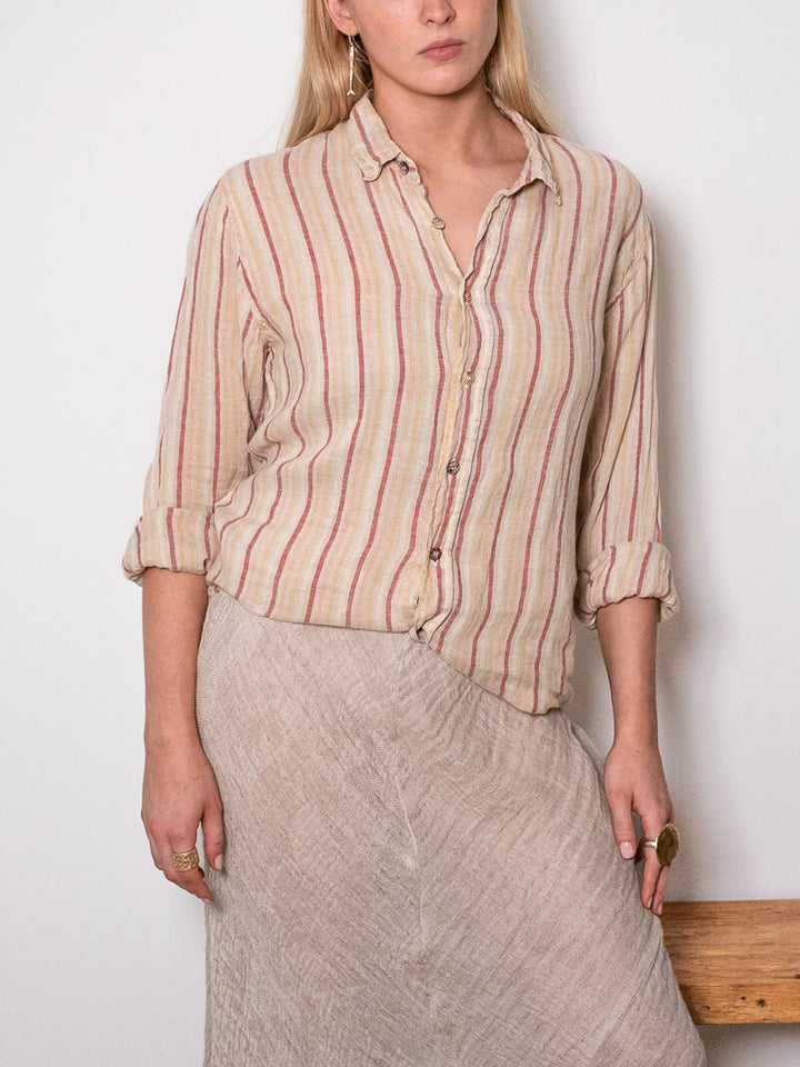 CAMICIA RIGHE - Stripe Pink