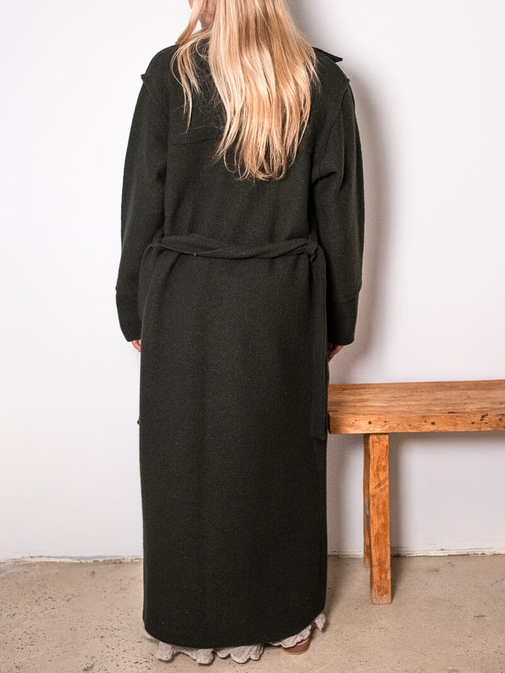Cappotto Cerbiatto Wool Coat - Lana Cotta