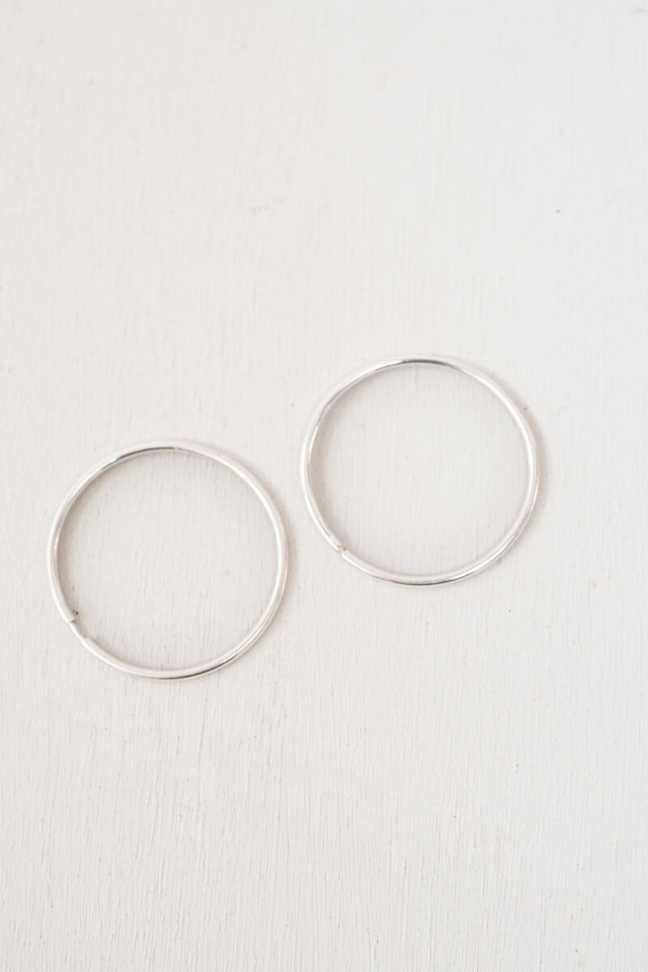 Cerchi Silver Hoops - Small