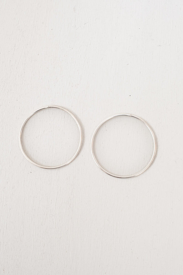 Cerchi Silver Hoops - Medium
