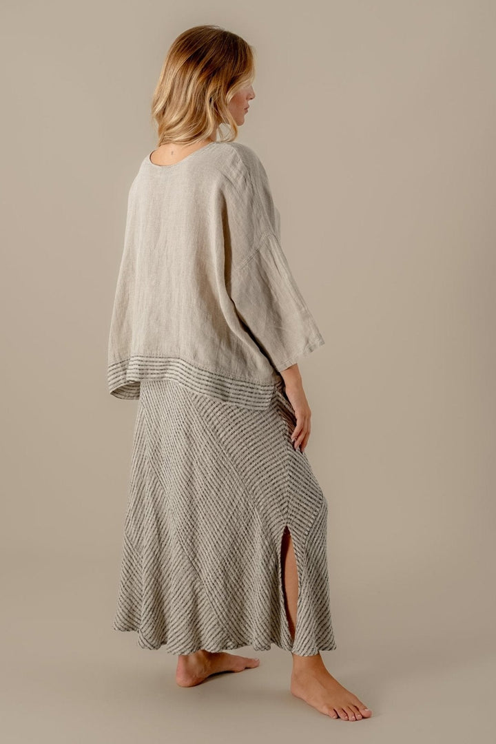 GONNA KARKADE' Linen Skirt - Nilo
