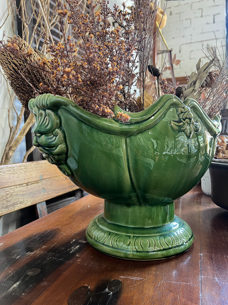 Green Ceramic Vase