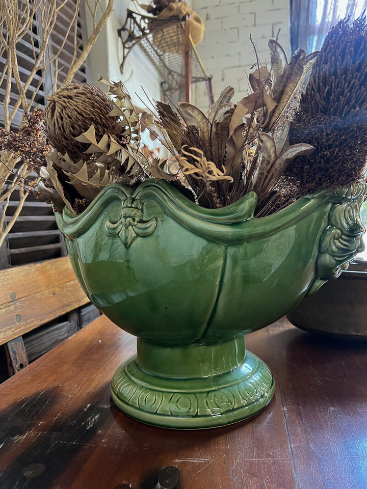 Green Ceramic Vase