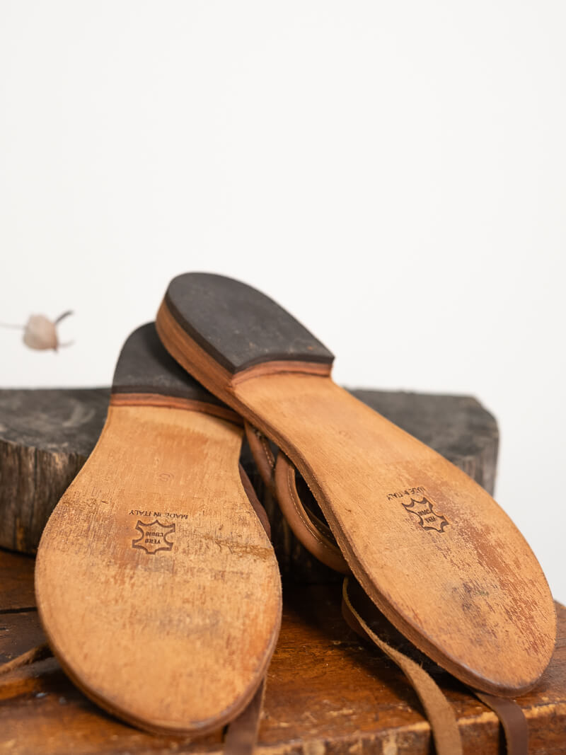 Imperfect - Cornetto Sandals - 38 Brown