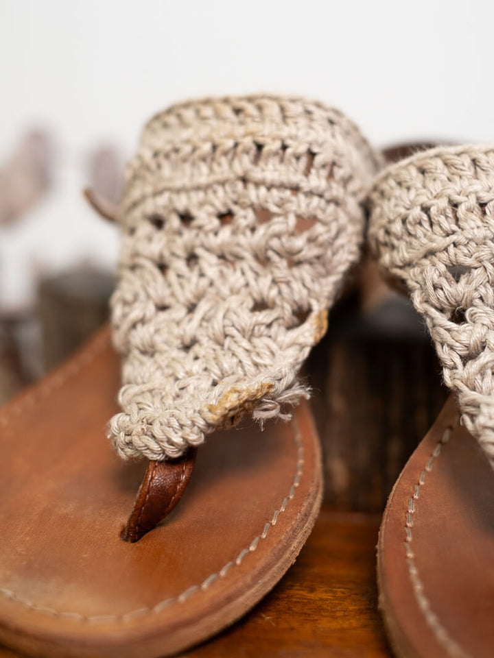 Imperfect - Positano Sandals Naturale - 37