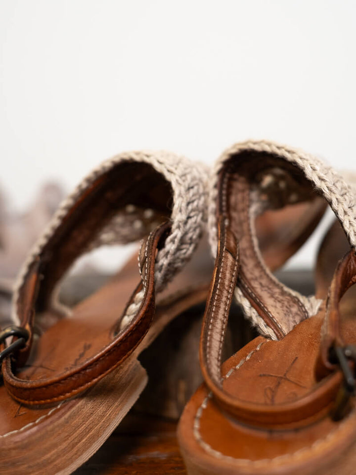 Imperfect - Positano Sandals Naturale - 37