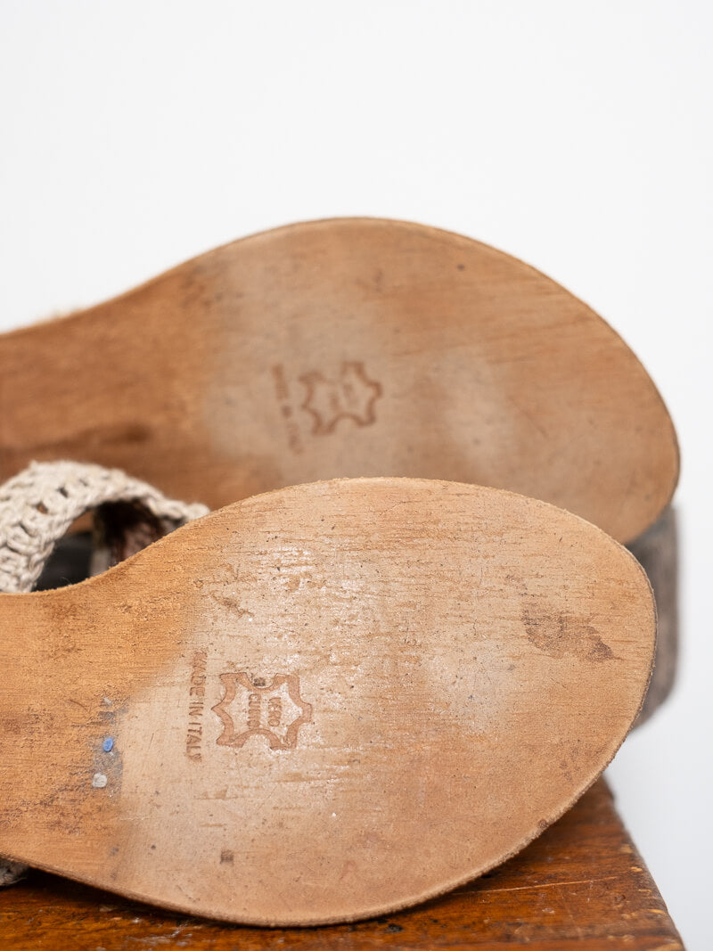 Imperfect - Positano Sandals Naturale - 37