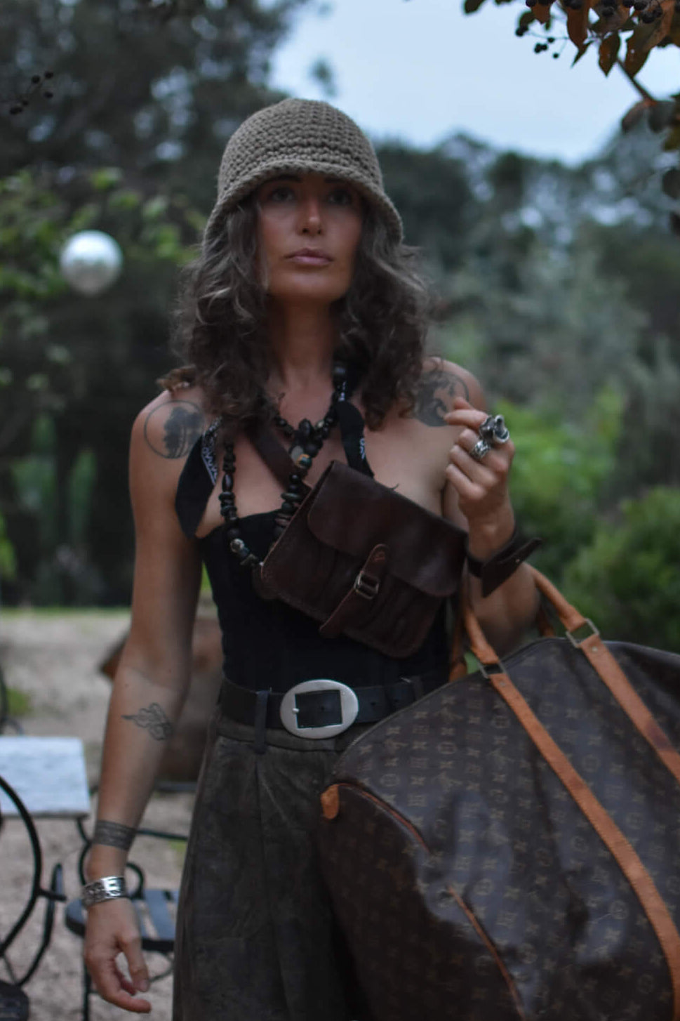BEATA HANDWOVEN LINEN HAT