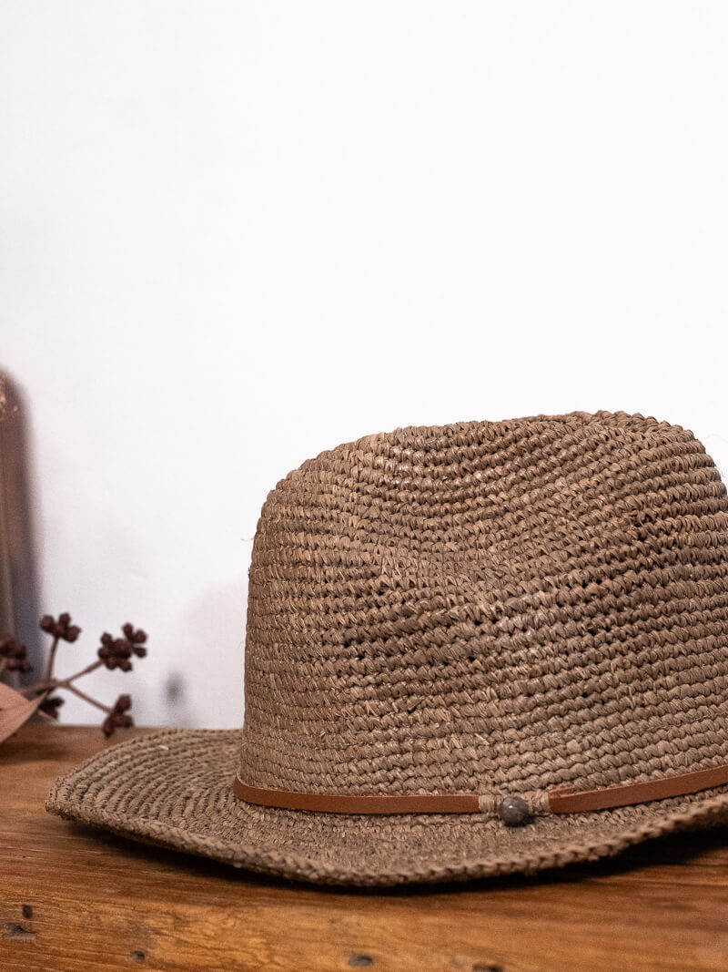 ELYA LEATHER HAT