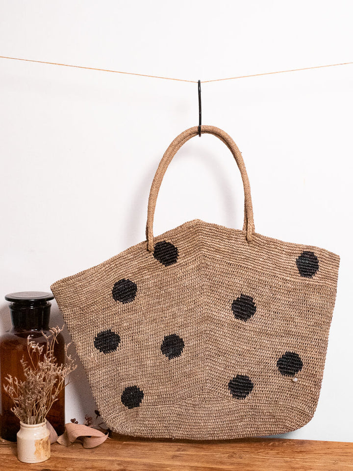 GEMMA XXL DOTS BAG TEA