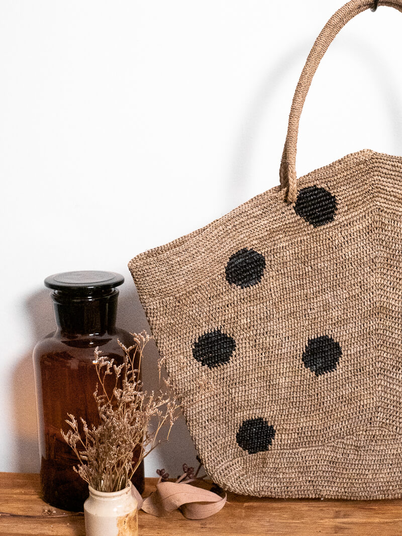 GEMMA XXL DOTS BAG TEA