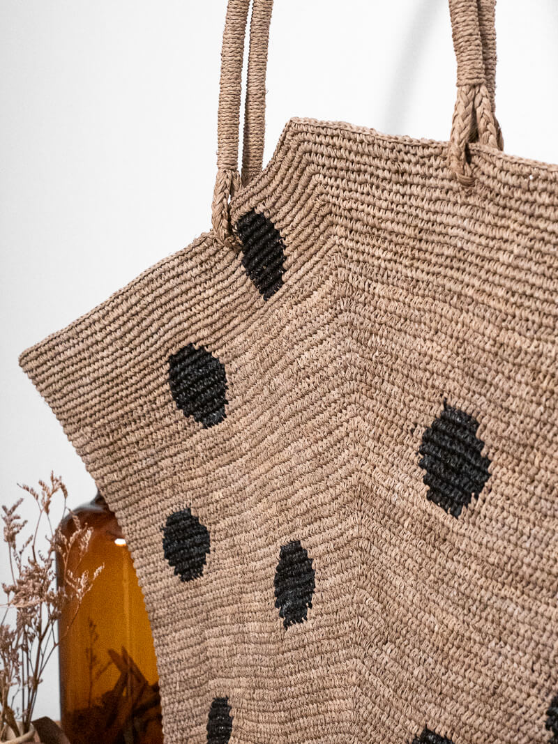 GEMMA XXL DOTS BAG TEA