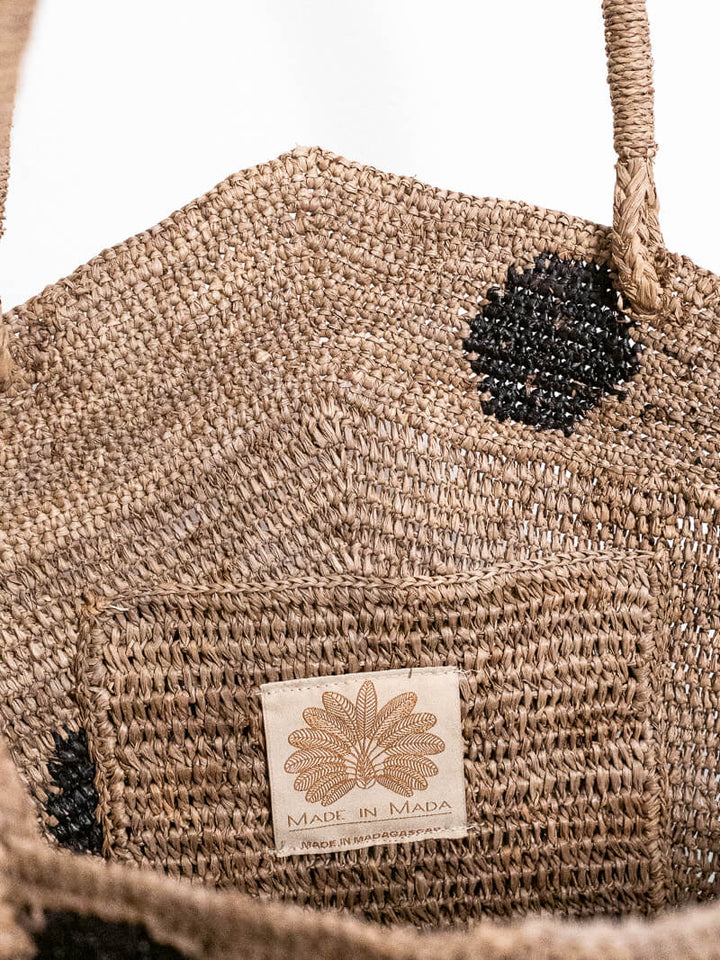 GEMMA XXL DOTS BAG TEA