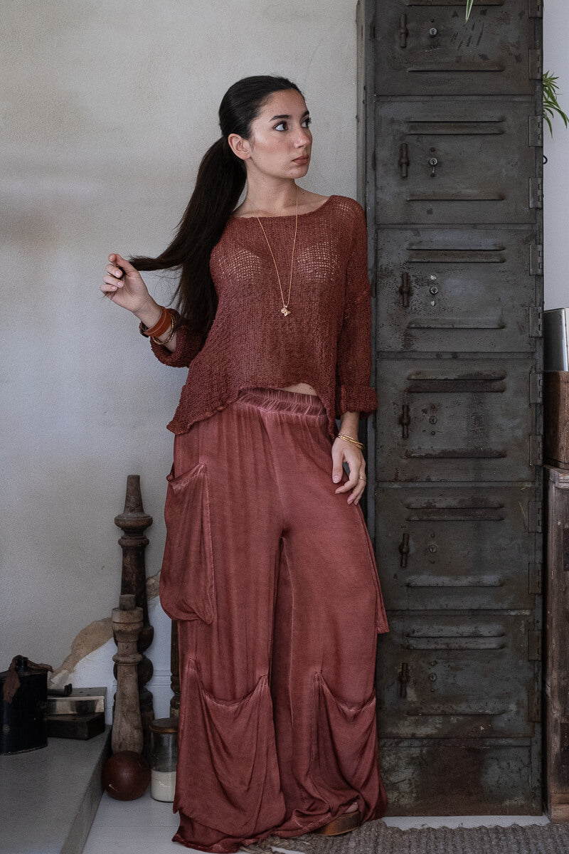 Maglia Bambusa Linen Top - Campagna