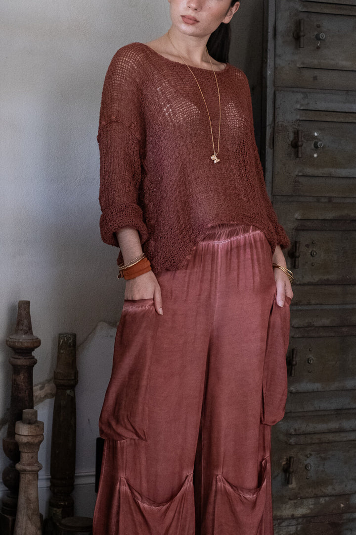 Maglia Bambusa Linen Top - Campagna