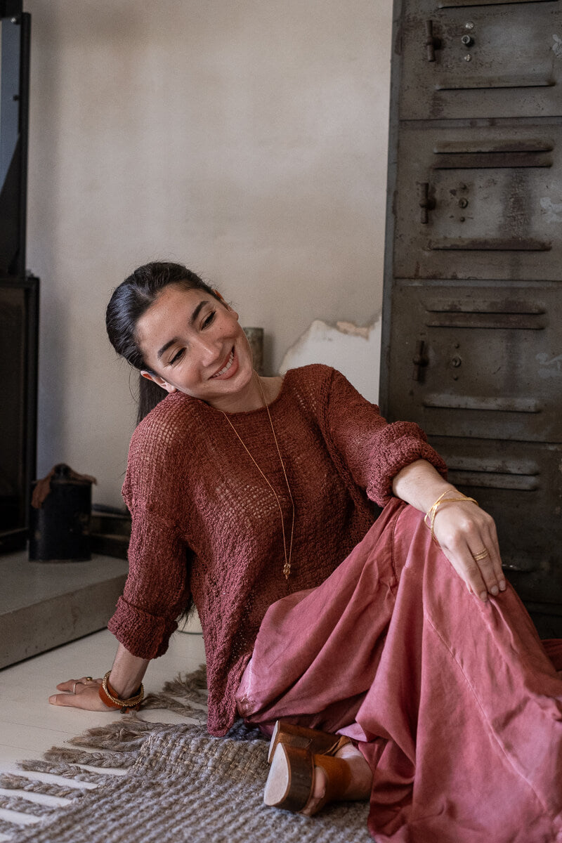 Maglia Bambusa Linen Top - Campagna