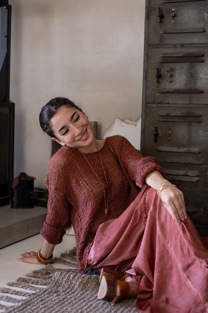 Maglia Bambusa Linen Top - Campagna