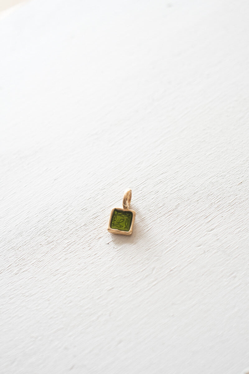 Mini Quadra Bronze Charm