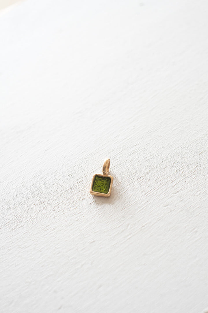 Mini Quadra Bronze Charm