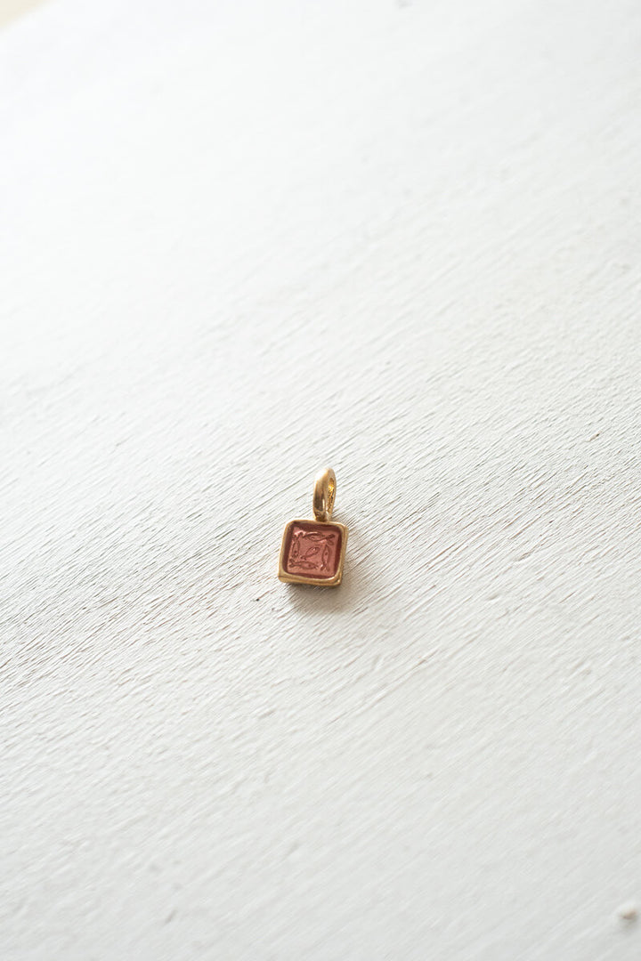 Mini Quadra Bronze Charm