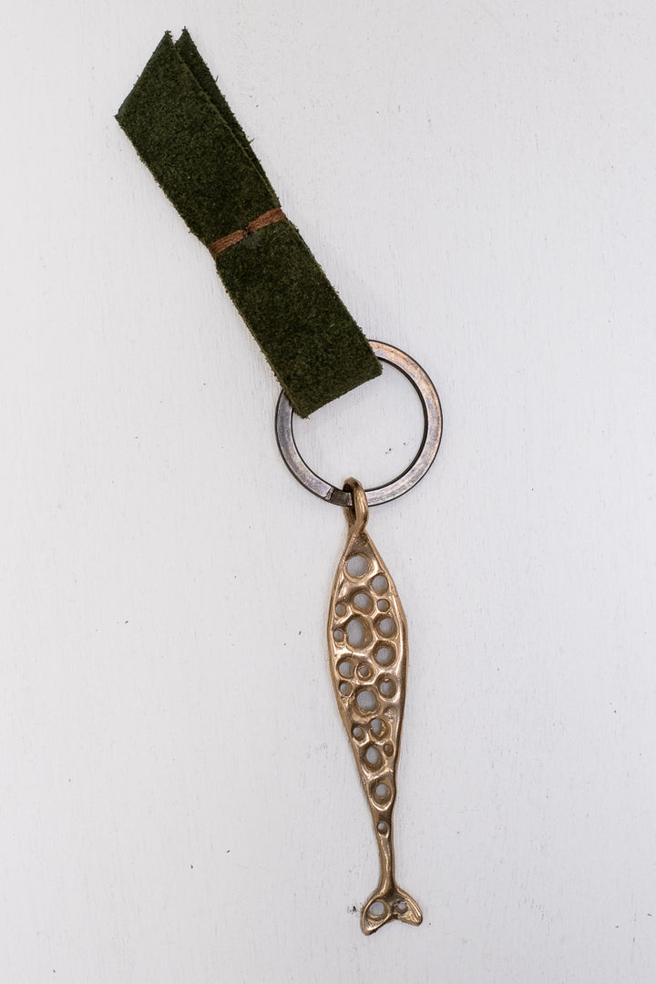 OLIVE KEYRING