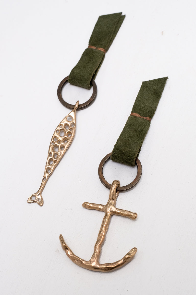 OLIVE KEYRING