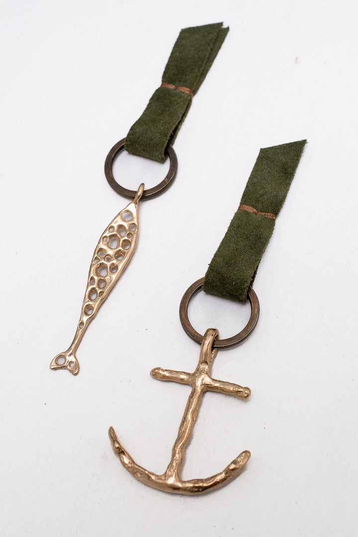 OLIVE KEYRING