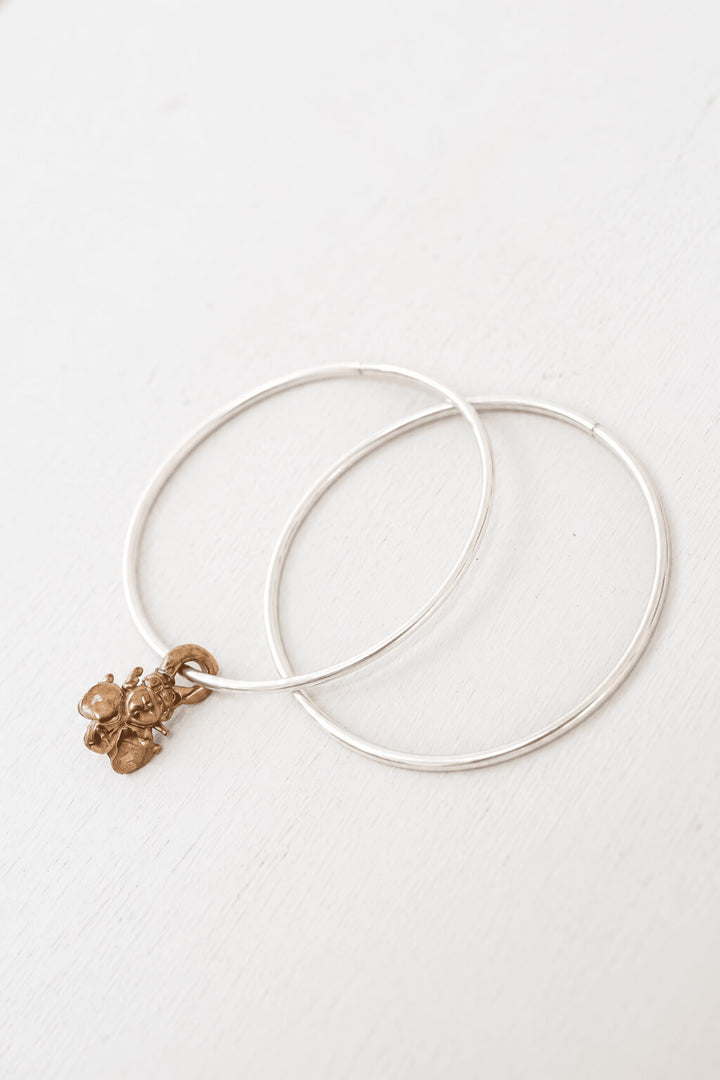 Cerchi Silver Hoops - Large
