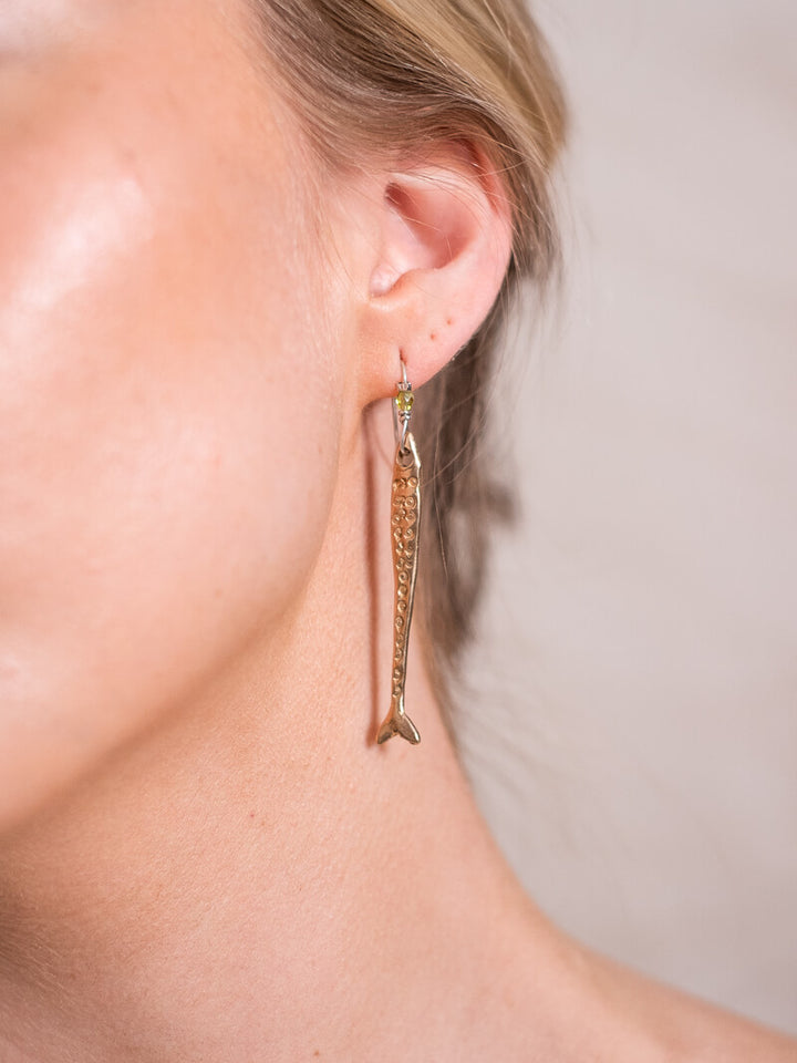Pendientes de bronce Triglie
