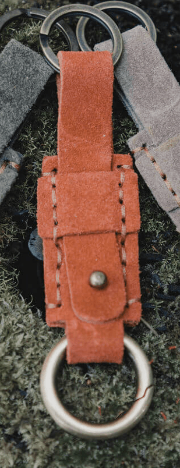 PORTACHIAVI - Leather keyring