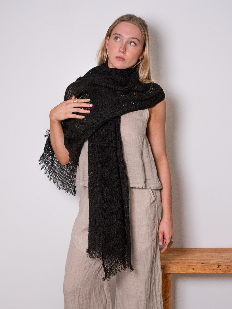 RURALE LINEN SHAWL - Campagna