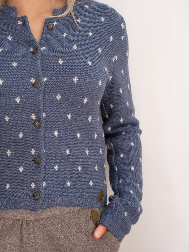 IMPERFECT - Doreen Cardigan Slate Blue