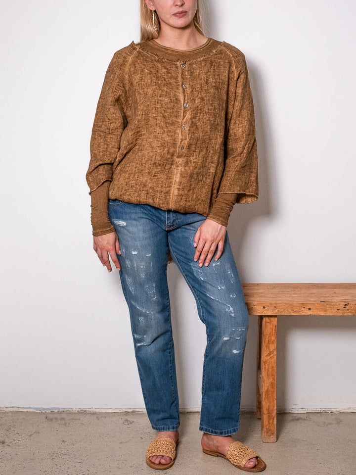 SX94 - Linen & Cotton Top