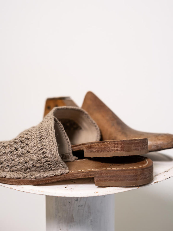 Sabot Uncinetto Naturale