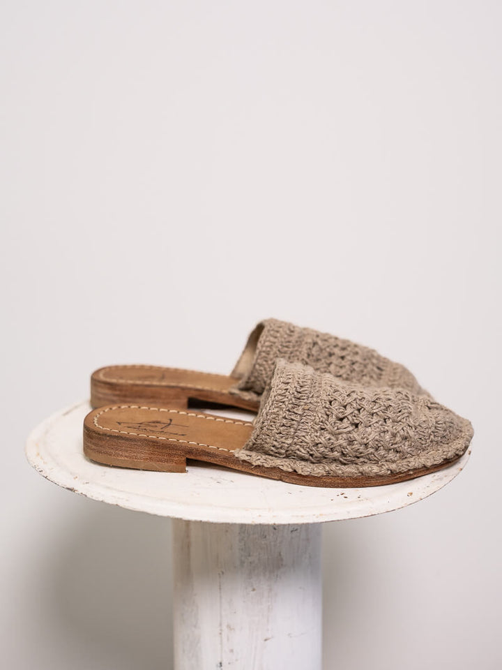 Sabot Uncinetto Naturale