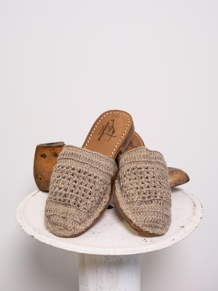 Sabot Uncinetto Naturale