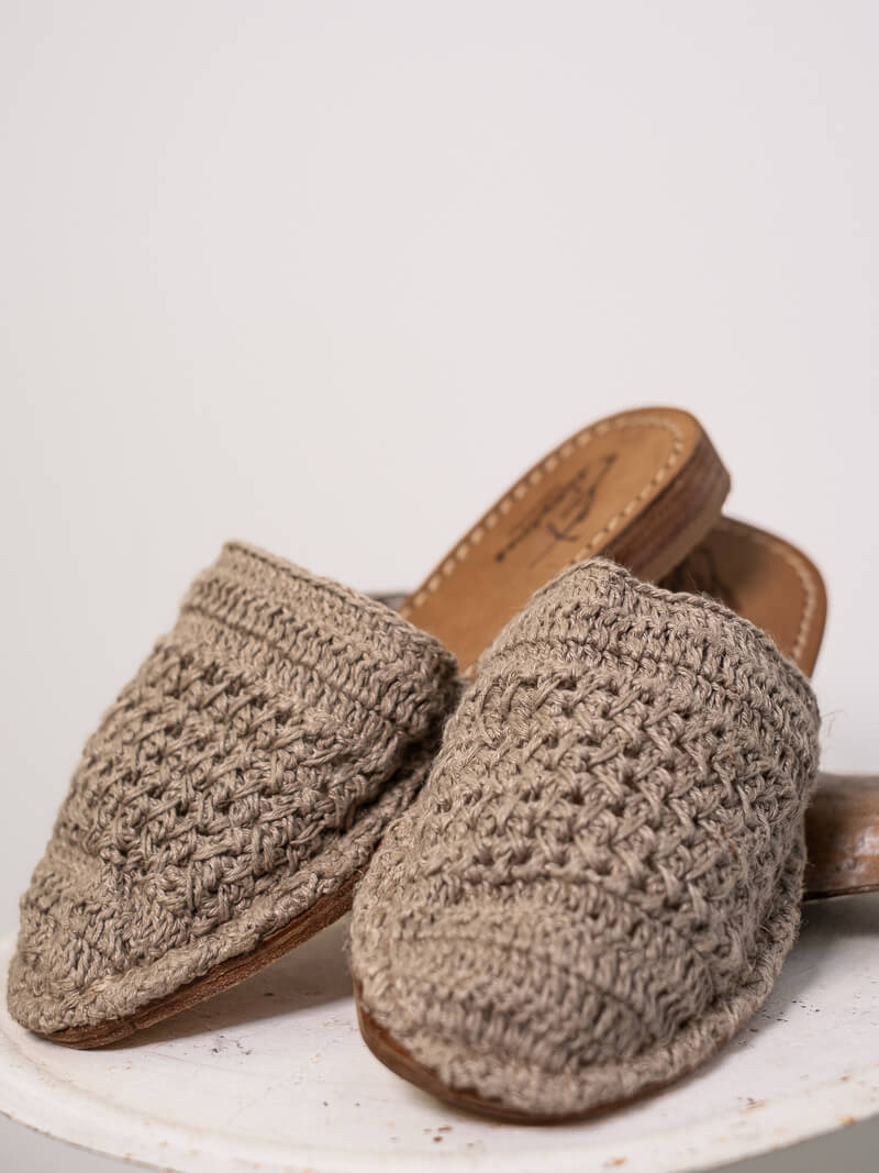 Sabot Uncinetto Naturale