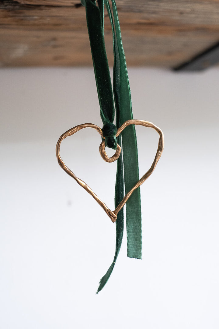 Xmas Ornament | Cuore Large Bronze Pendant