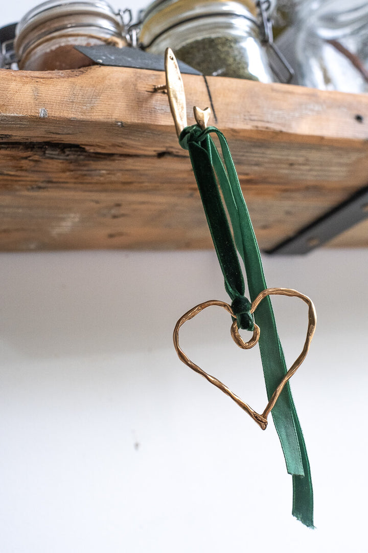 Xmas Ornament | Cuore Large Bronze Pendant