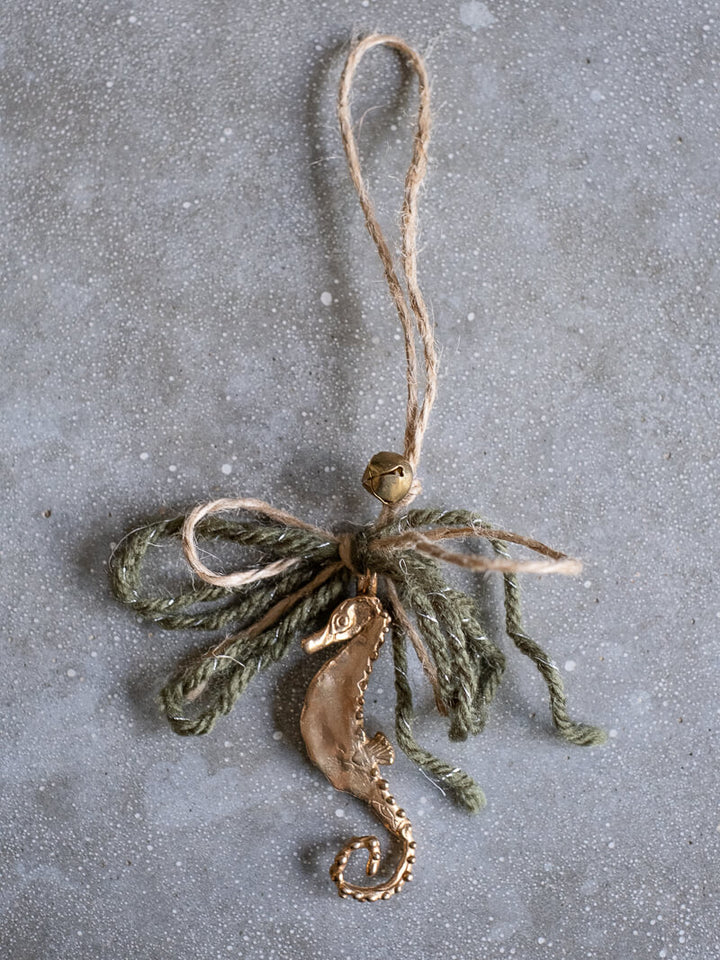 Xmas Ornament | Cavalluccio Marino L Bronze Pendant