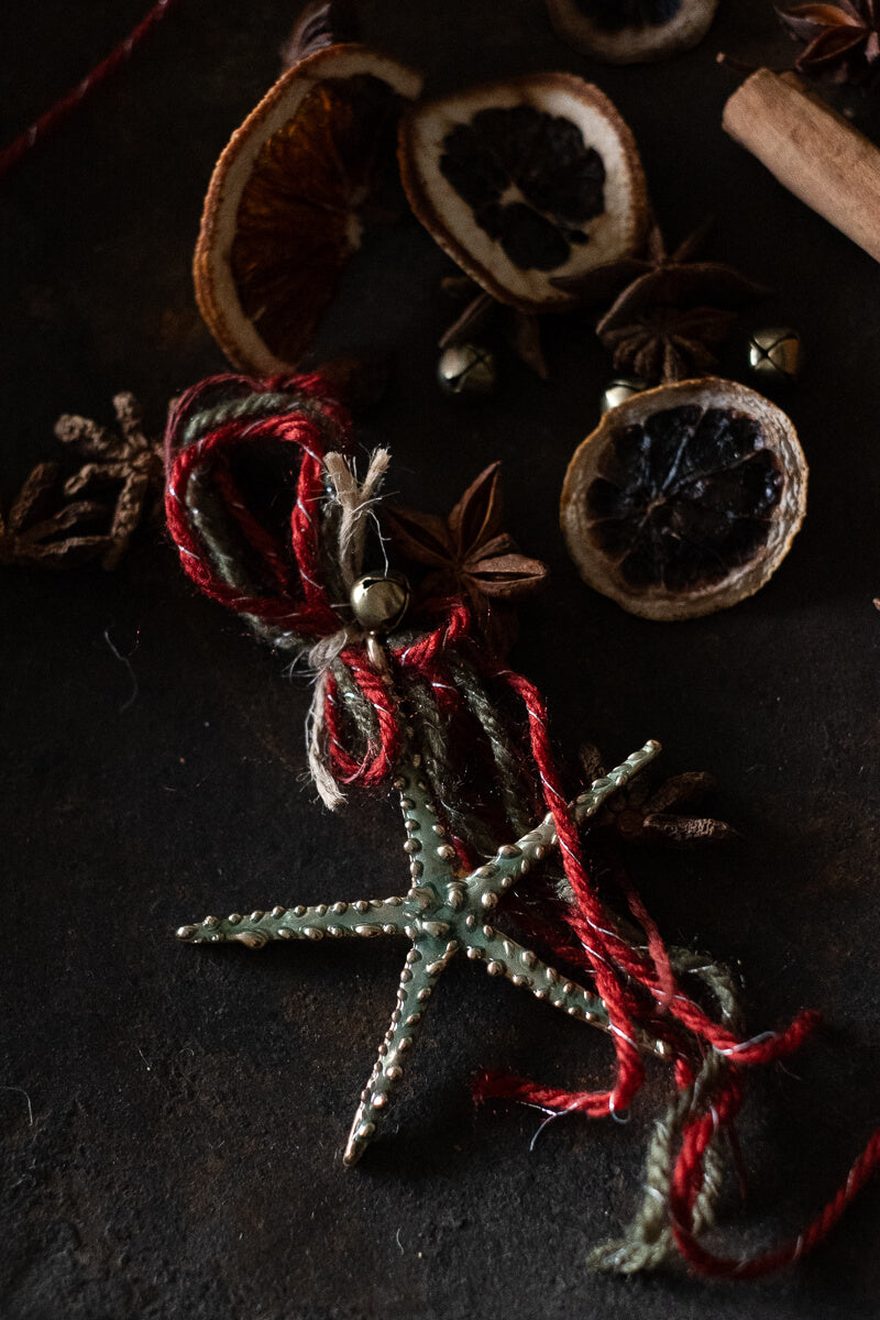 Xmas Ornament | Stella Large Bronze Pendant