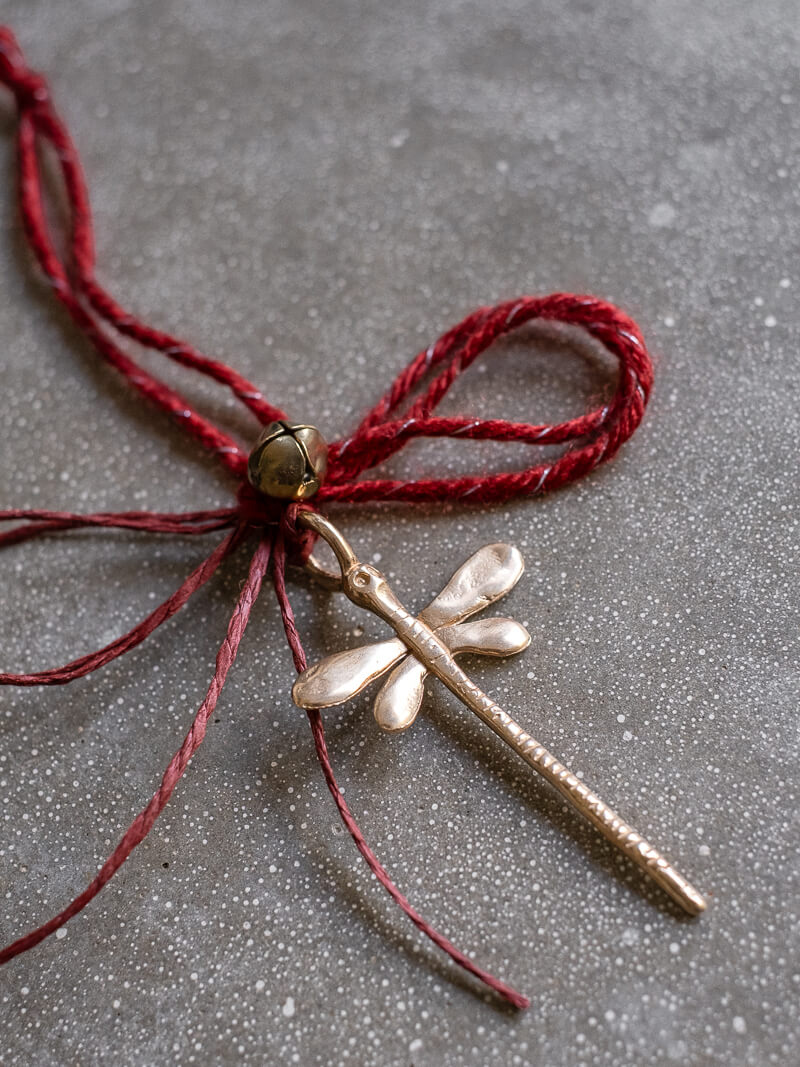 Xmas Ornament | Libellula Small Bronze Pendant