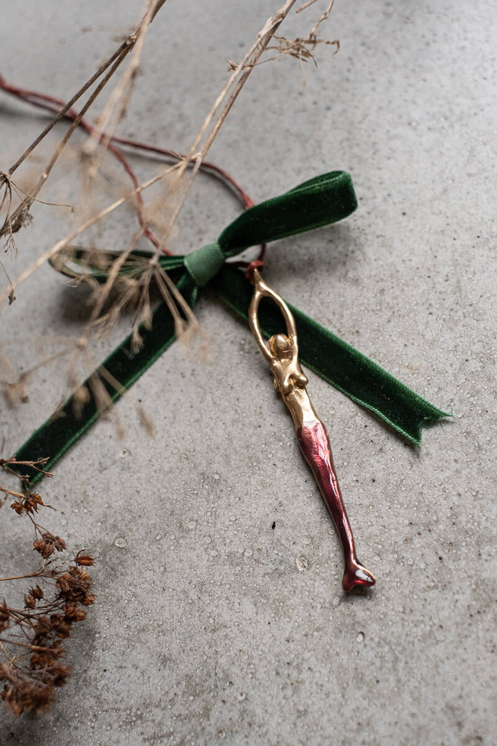 Xmas Ornament | Sirena Bronze Pendant