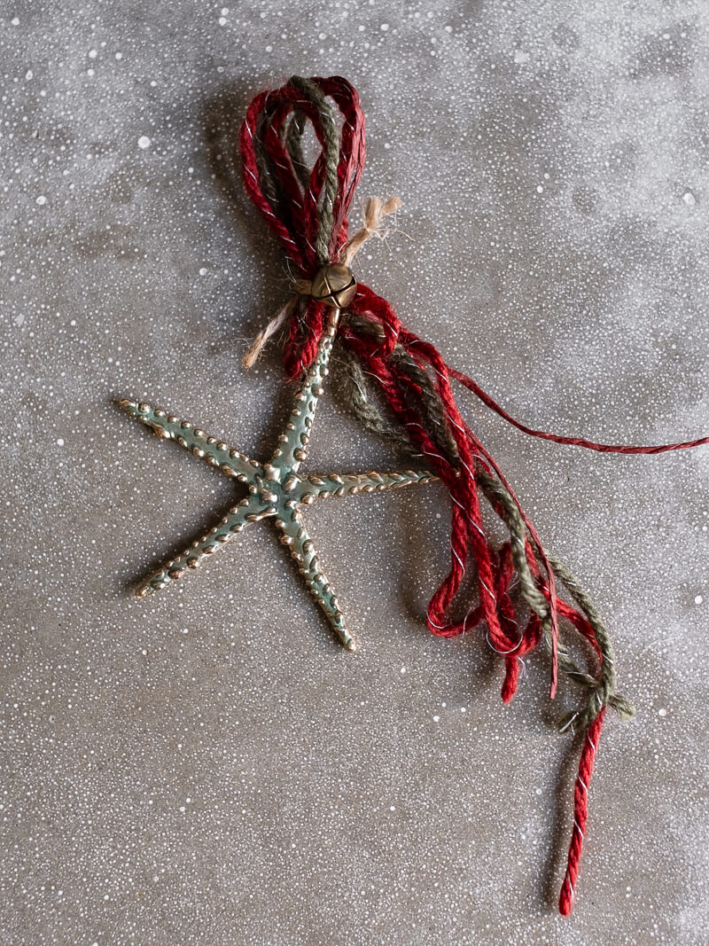 Xmas Ornament | Stella Large Bronze Pendant