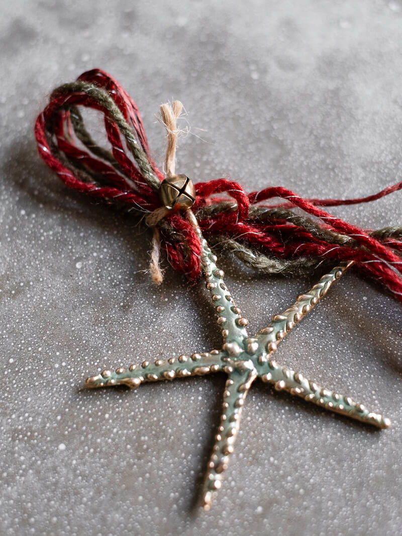 Xmas Ornament | Stella Large Bronze Pendant