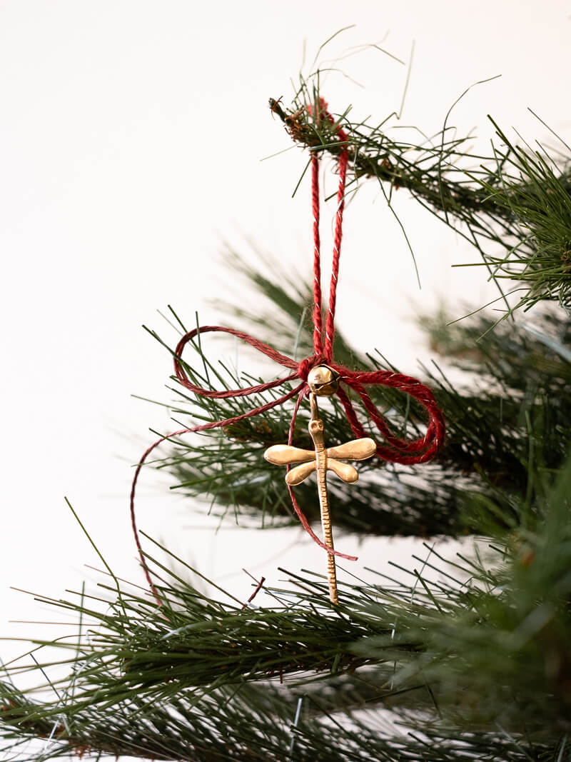 Xmas Ornament | Libellula Small Bronze Pendant
