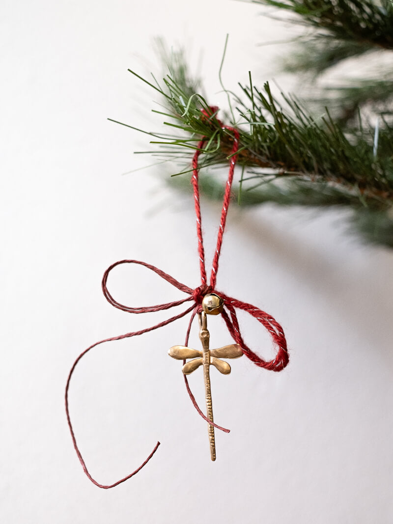 Xmas Ornament | Libellula Small Bronze Pendant