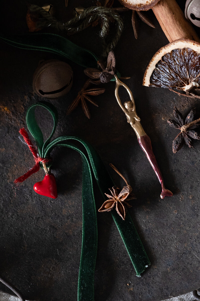Xmas Ornament | Sirena Bronze Pendant